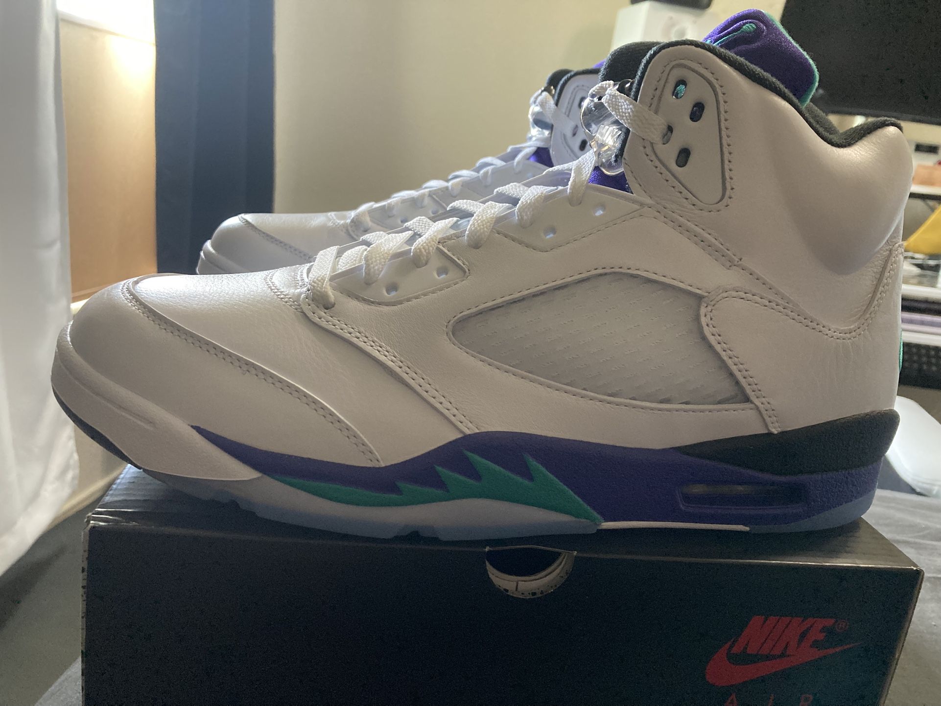 Air Jordan 5s “Grape” Men’s 13