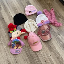 Girls Hats, Beanies And Scarf