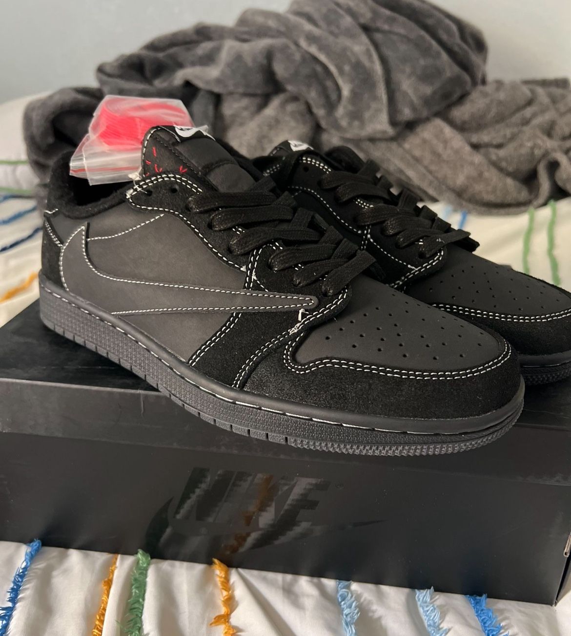 Jordan 1 Low Travis Scott Black Phantom