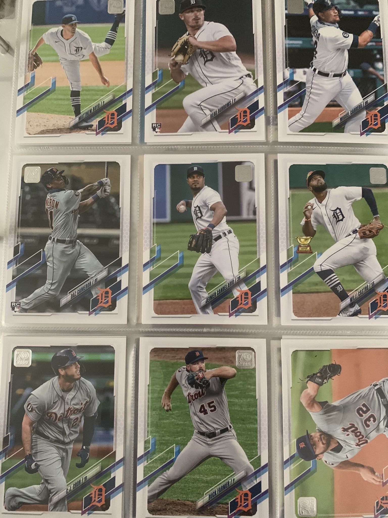 Tigers Baseball Cards