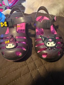 Crocs Kids' Sanrio Isabella Sandals - Kuromi & My Melody, great condition, hardly worn - OBO