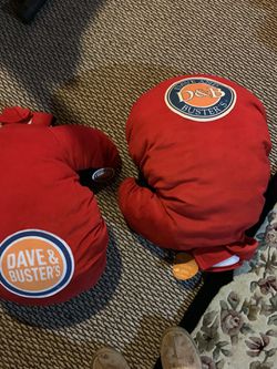 Brand new Dave and buster boxing gloves