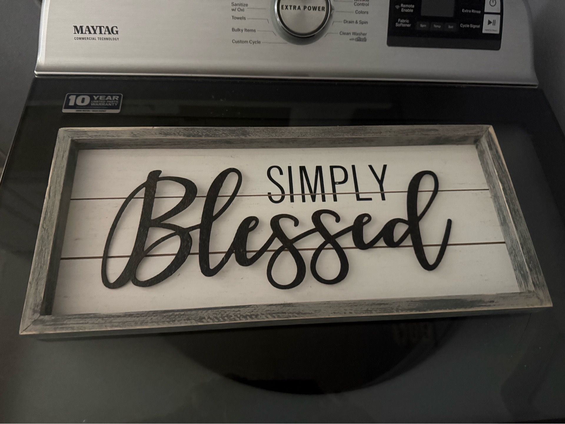 Simply Blessed Sign