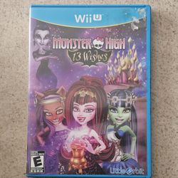 Monster High: 13 Wishes (Nintendo Wii U 2013)