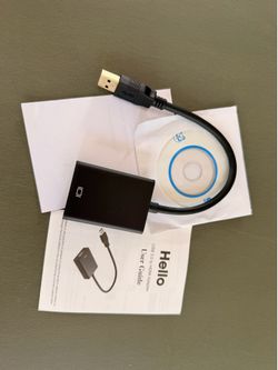 USB 3.0 to HDMI adapter