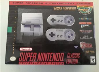 SUPER NINTENDO MINI CLASSIC EDITION (BRAND NEW)