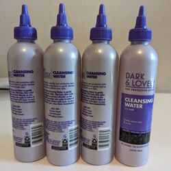 4 Pack Dark & Lovely Cleansing Water