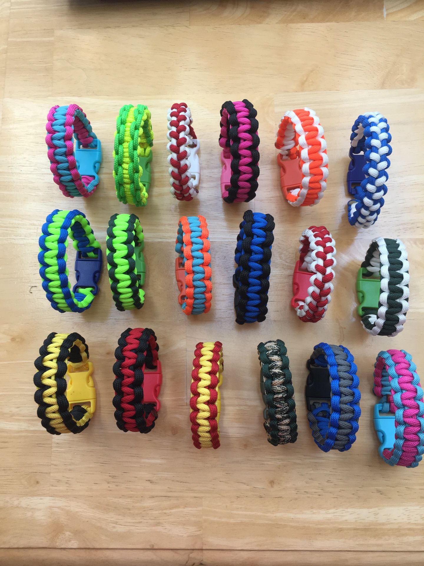 ParaCord bracelets