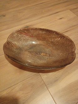 Large glass bowl
