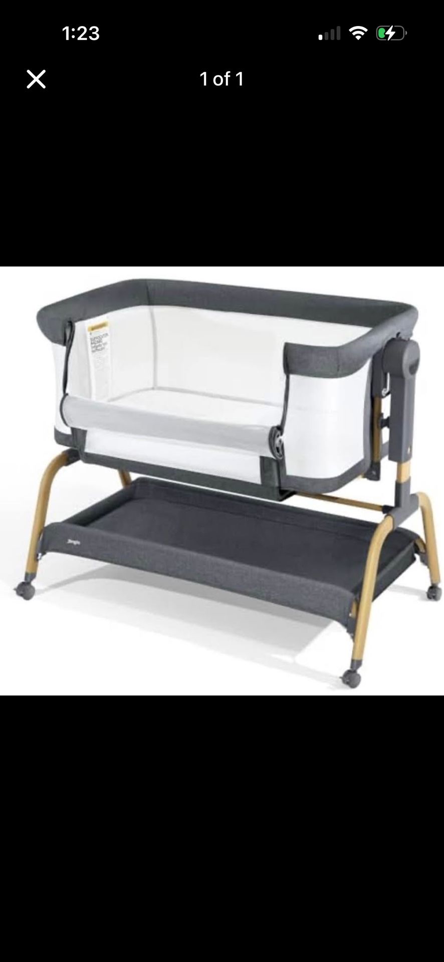 Jimglo 3 In 1 Baby Bassinet Bedside Bassinet 