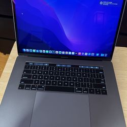 Apple MacBook Pro 15” 2.9GHZ i7 16 GB 500GB SSD Touchbar Space Grey Lots Of Software Final Cut Pro Everything Logic Photoshop, Premier, Photoshop, Etc