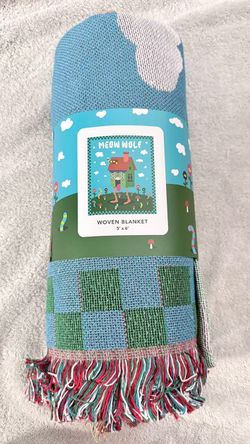 Meow Wolf Woven Blanket 5x6