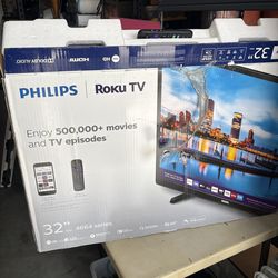32” Philips Roku  new