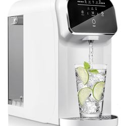 Aigerri Portable Countertop Reverse Osmosis Water Filter with UV, 5-Stage RO Filtration System, No Installation Needed, 5:1 Pure to Drain Ratio, Compa