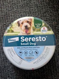 Seresto Flea and Tick Collar 8 Months Protection for Small Dogs - 18lbs
