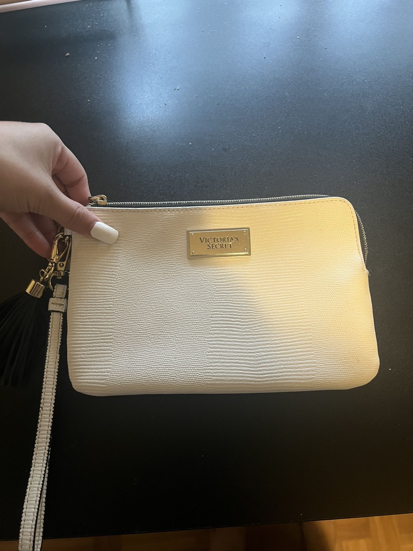 Victoria Secret White Wristlet