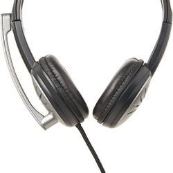 iMicro USB Dual Headset with Adjustable Microphone