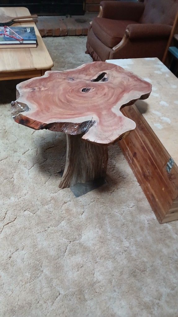 Custom Table.Carob Wood.