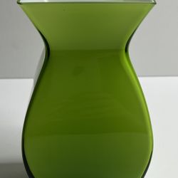 Lime Green Rounded Square Vase