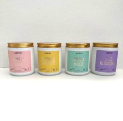 AOOVOO Scented Candle Gift Set 4 Pack 7 oz Soy Wax Essential Oils Glass Jars