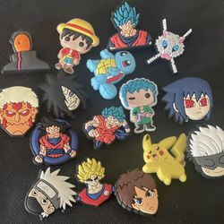 Anime- Croc Charms (16 Pack) 