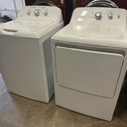 Top loading GE washer and Electric Dryer can deliver 