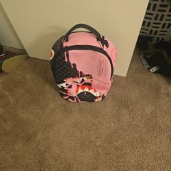 Spray ground backpack pink panther
