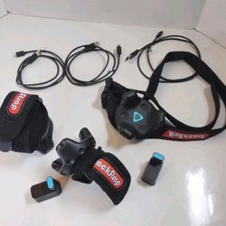 3 HTC Vive 2.0 Trackers and 3 Trackstrap+ for VRChat VR Full Body Tracking Set