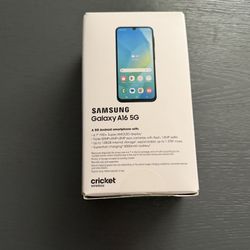 Samsung Galaxy A16 new 5g Cricket 128 gb Asap