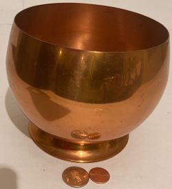 Vintage Metal Copper Bowl, Dish, Container, Coppercraft Guild, Made in USA, Quality, 5 1/2" x 4 1/2", Home Decor, Table Display, Shelf Display