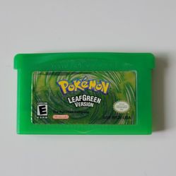 Pokemon Leaf Green Original Cartridge 