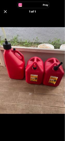 3 gas containers