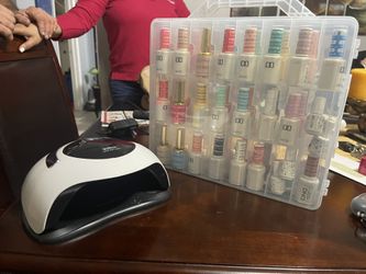 Gel Nails And Gel LED lamp