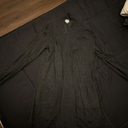 Grey Office Long Sweater 