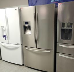 Samsung French Door Fridge - Stainless, Ice & Water Dispenser