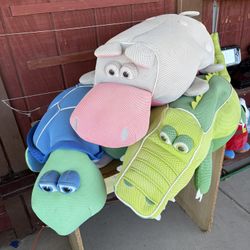 Giant Big Joe Crocodile Turtle And Hippo 36 Inch Plush