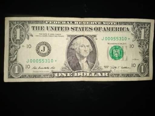 2009 Rare $1 Star Note