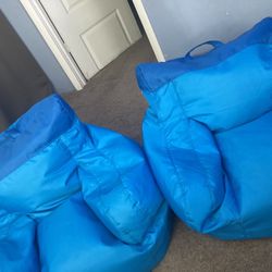 2 Big Joe Bean Bag Chairs