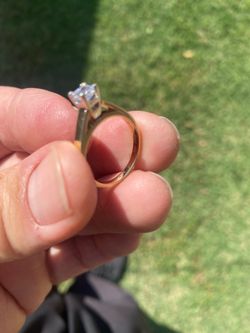 14K Yellow & White Gold Diamond Ring – Real Natural Diamond ($1,400)