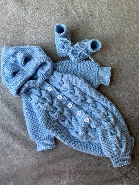 Handmade Baby Clothes | Knitted Rompers & Outfits
