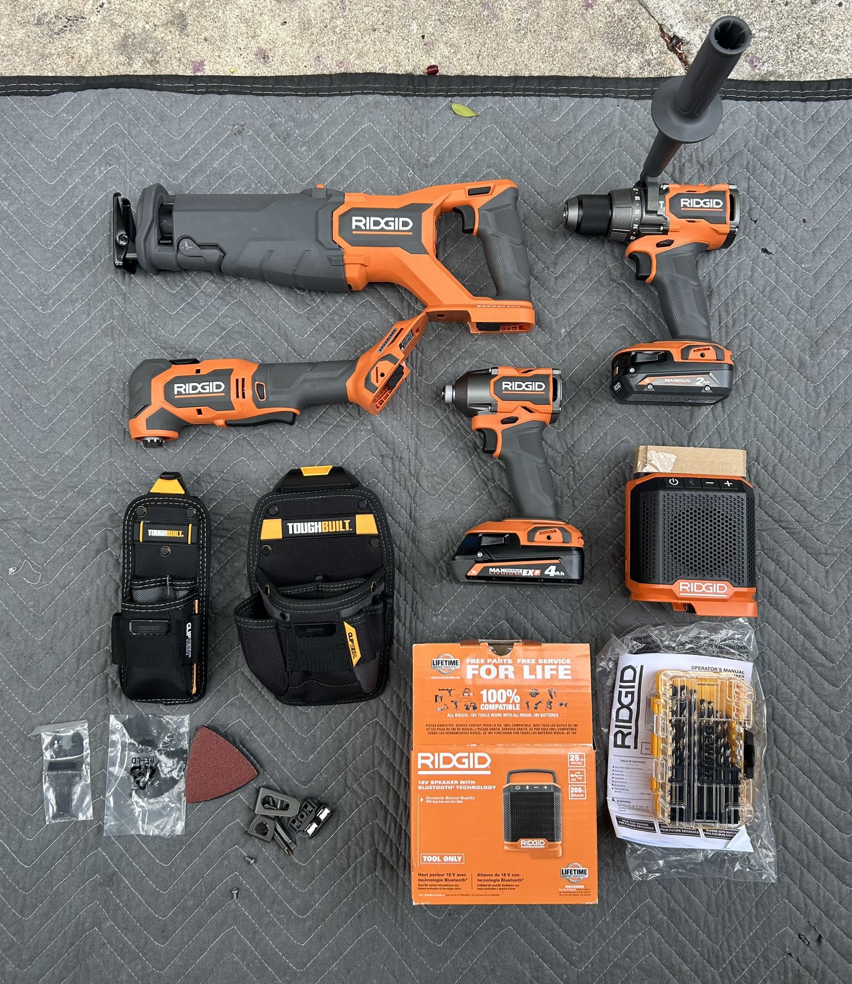 RIDGID 18v Tools **PRICES LISTED BELOW**