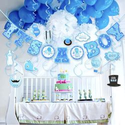 Its A Boy Baby Shower Decoration Kit