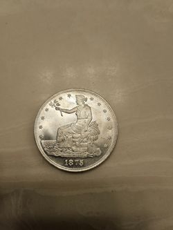 1875 CC $1 US Trade Dollar Carson City Mint  Fantasy Coin.
