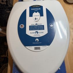 New toilet seat (elongated)