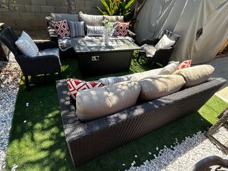 Patio set outdoor Sumbrella fabric brand new