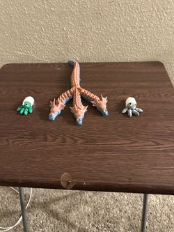 3D printed dragon and hermit crab pack