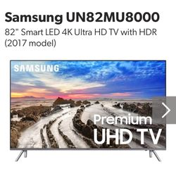 82” Samsung 4K Ultra HD TV 