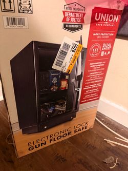 Union Safe Company Electronic Lock Gun Floor Safe