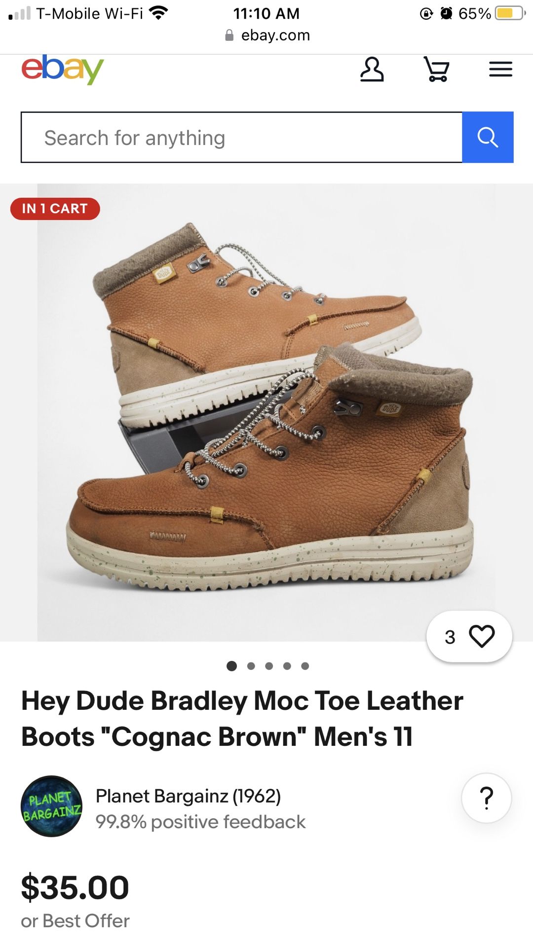 Hey Dude Mens Boots