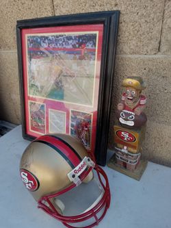 Signed San Francisco 49ers Football Helmet